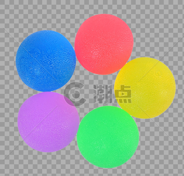彩色瑜伽球图片素材免费下载