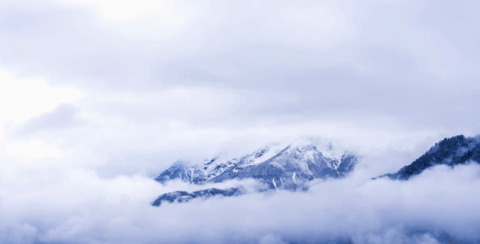 雪山山峰gif图片素材免费下载