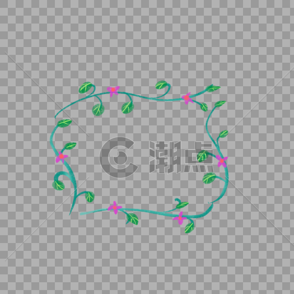 植物边框图片素材免费下载