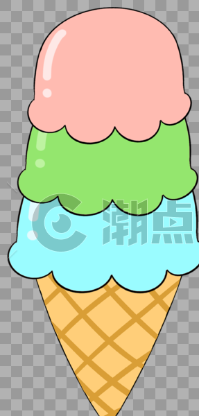 卡通冰淇淋图片素材免费下载