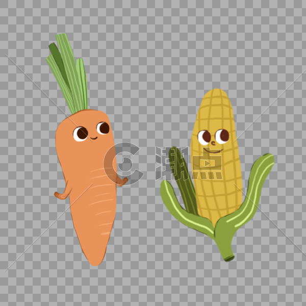 水果蔬菜胡萝卜玉米图片素材免费下载