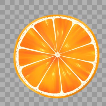 橙子切片图片素材免费下载