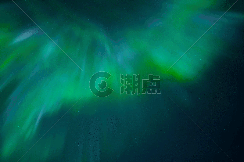 美丽的北极光gif图片素材免费下载