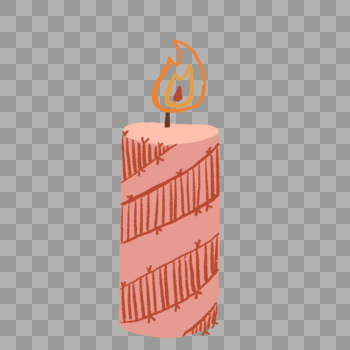 猪你生日快乐之吹个大蜡烛图片素材免费下载