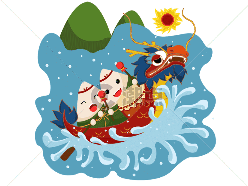 划龙舟的粽子GIFGIF动图800*600图片素材免费下载-编号543177-潮点视频