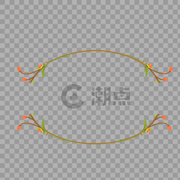 植物边框图片素材免费下载