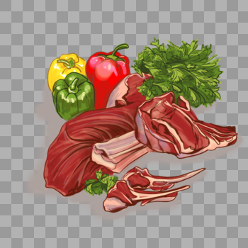 蔬菜肉图片素材免费下载