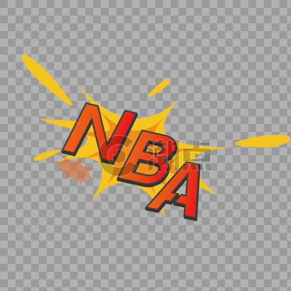 激情篮球NBA字体图片素材免费下载