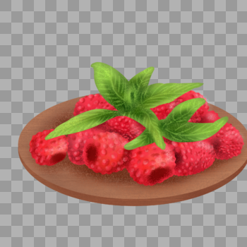 新鲜营养餐后水果树莓图片素材免费下载