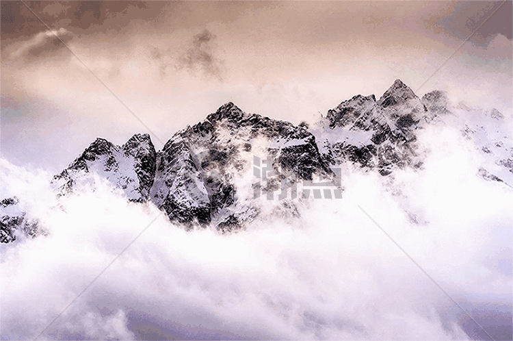 雪山gif图片素材免费下载