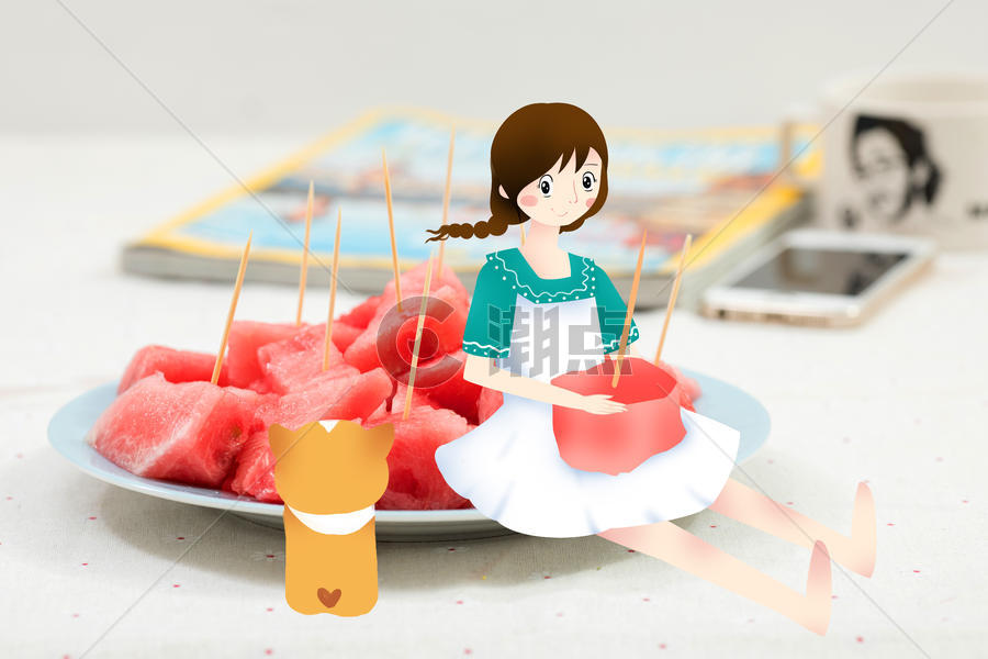 夏季水果西瓜图片素材免费下载