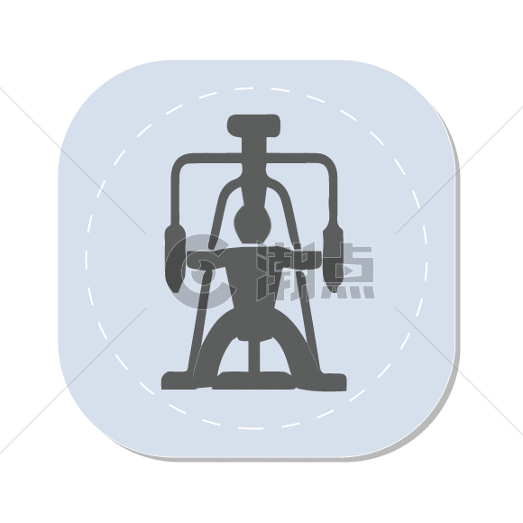 健身房运动图标GIF图片素材免费下载