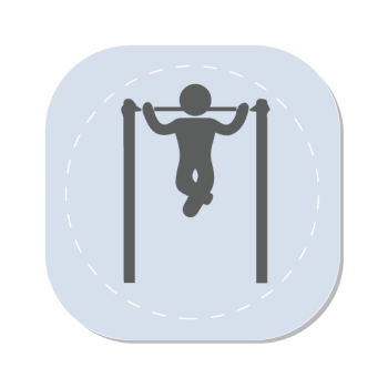 单杆健身房运动图标GIF图片素材免费下载