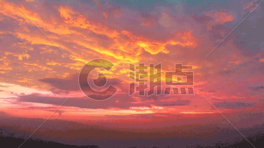 火红的天空gif动图图片素材免费下载
