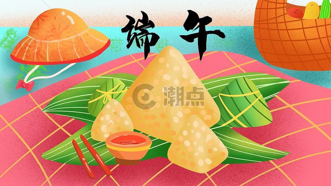 端午节小清新可爱粽子图片素材免费下载