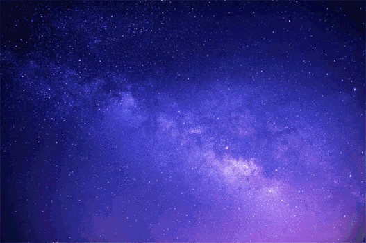 夜空中的银河gif图片素材免费下载