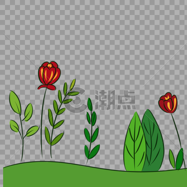 植物花卉小清新边框图片素材免费下载
