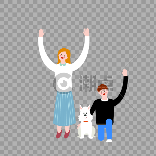 呼吁爱护动物活动矢量人物场景素材设计元素1000*1000图片素材免费下载-编号550231-潮点视频