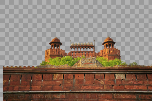 印度德里红堡图片素材免费下载