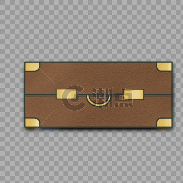 手绘皮箱图片素材免费下载