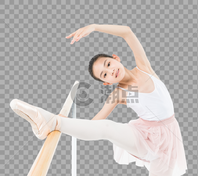 小女孩专业练舞图片素材免费下载