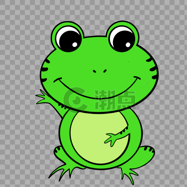 简洁的小青蛙图片素材免费下载