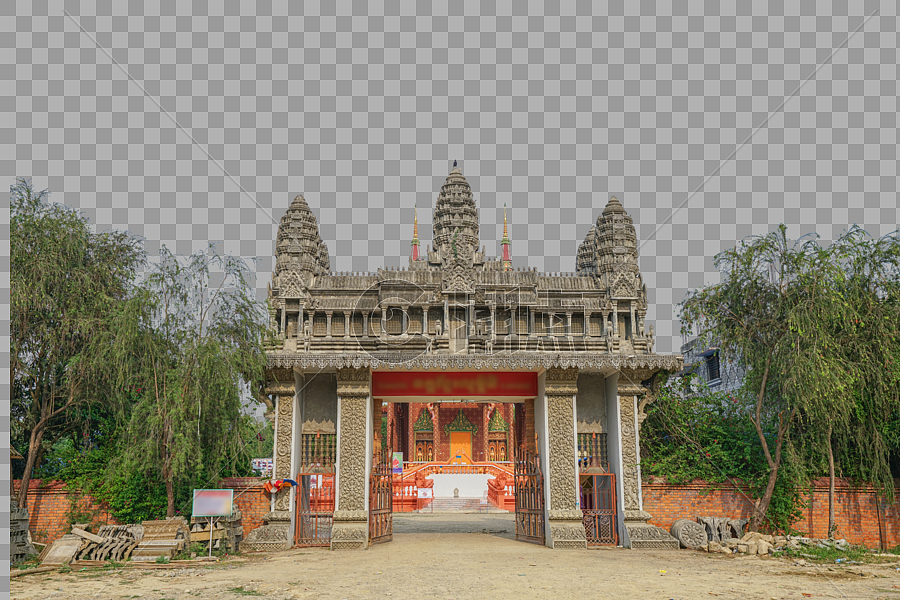 尼泊尔蓝毗尼柬埔寨佛教寺庙图片素材免费下载