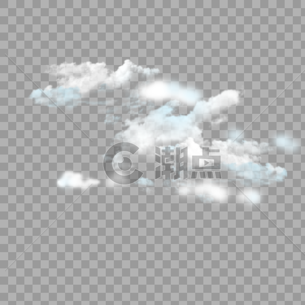 白云云朵飘浮云朵图片素材免费下载