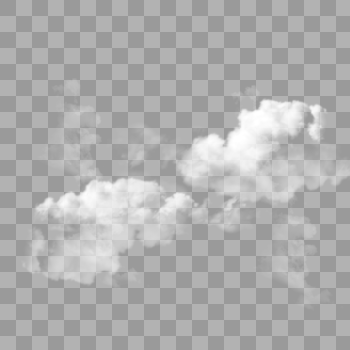 漂浮云朵写实白云图片素材免费下载
