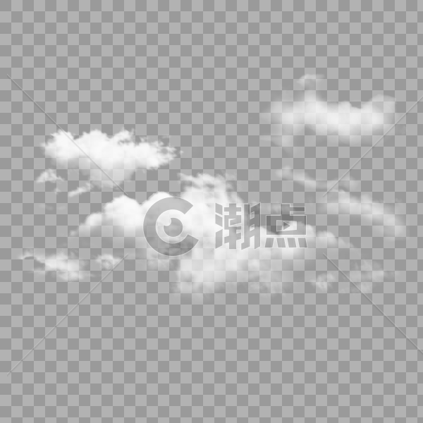 漂浮白云云朵天气云图片素材免费下载