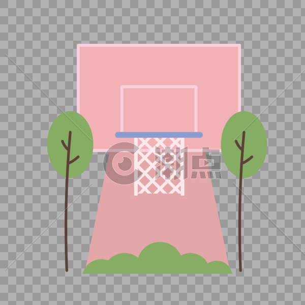 篮球框图片素材免费下载
