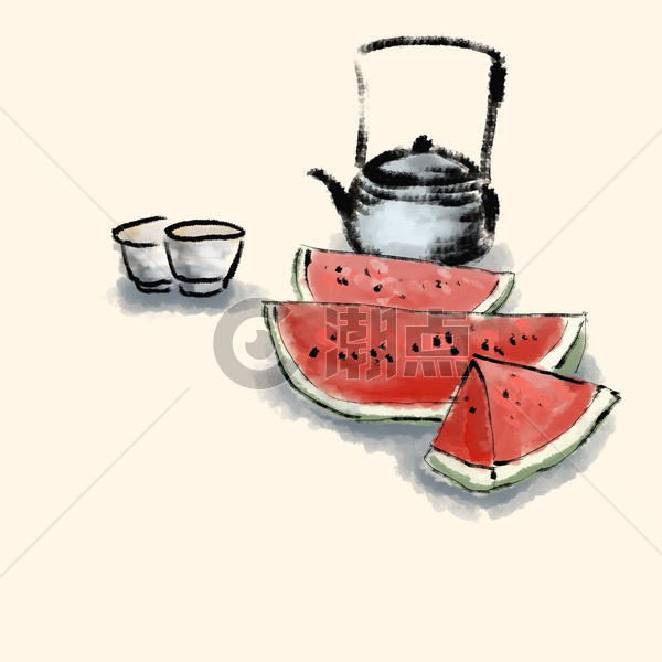 茶与水果图片素材免费下载