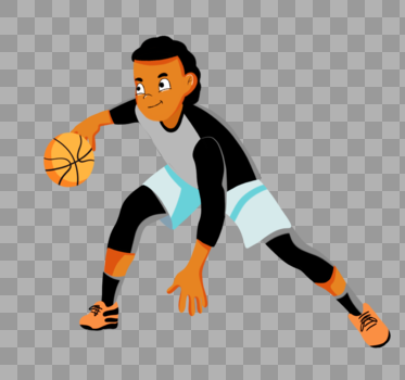 打篮球的小男孩图片素材免费下载