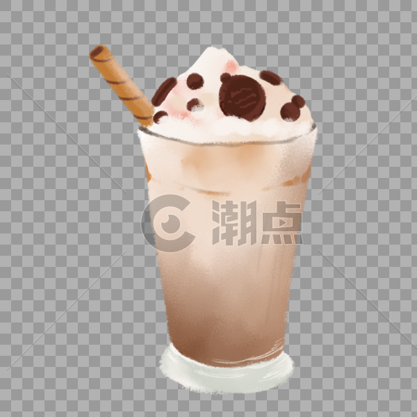 巧克力奶油冰激凌图片素材免费下载