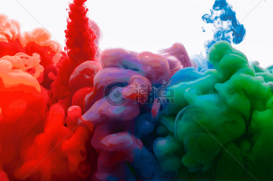 色彩液体流动素材gif图片素材免费下载