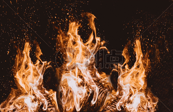 燃烧的火焰背景gif图片素材免费下载