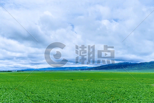 新疆草原自然风光gif动图图片素材免费下载