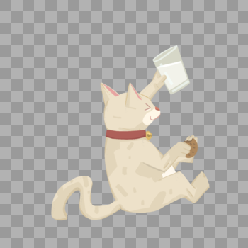 喝奶的猫图片素材免费下载