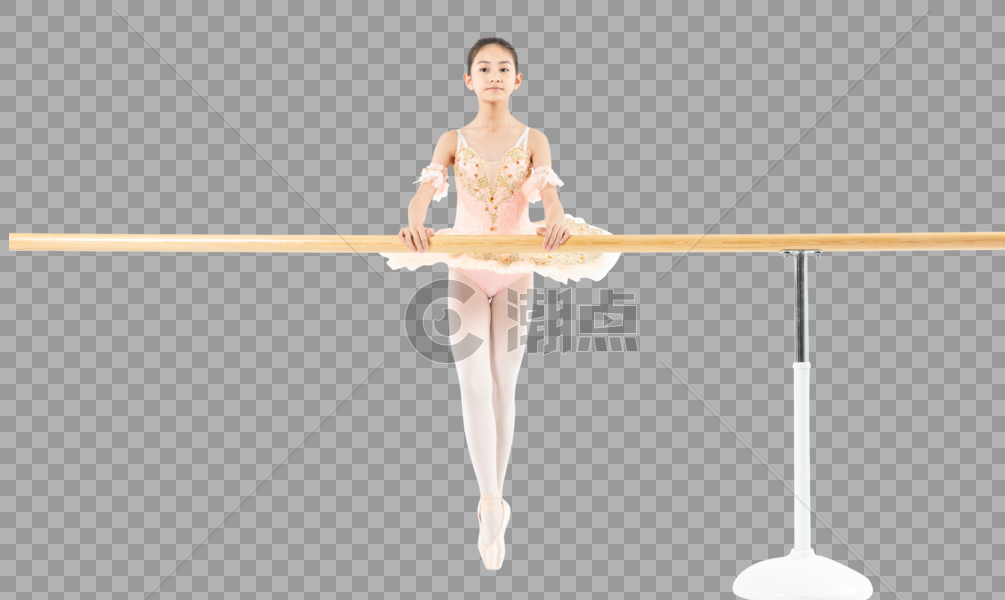 小女孩芭蕾舞专业练舞图片素材免费下载