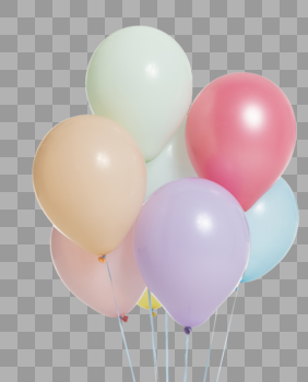 彩色气球图片素材免费下载