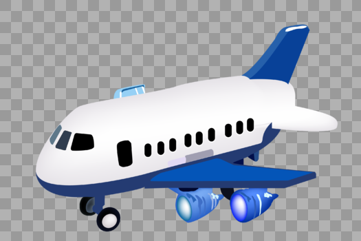 白色玩具飞机模型图片素材免费下载