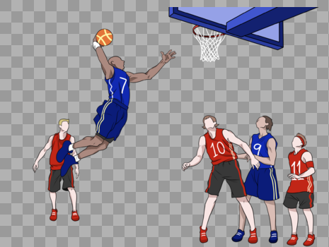 奥运会篮球NBA灌篮图片素材免费下载