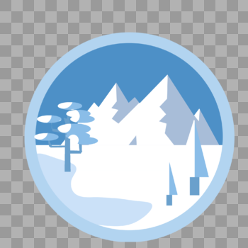 雪地风景图片素材免费下载