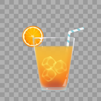 清凉橙汁图片素材免费下载