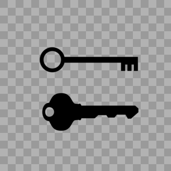 开锁钥匙图标图片素材免费下载