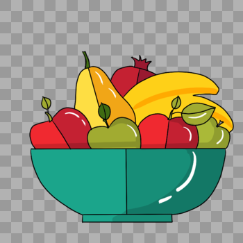 水果篮装饰素材图案图片素材免费下载