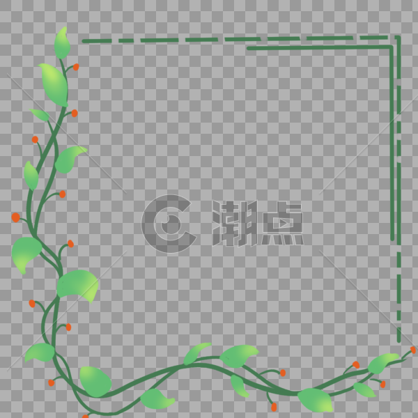 植物边框图片素材免费下载