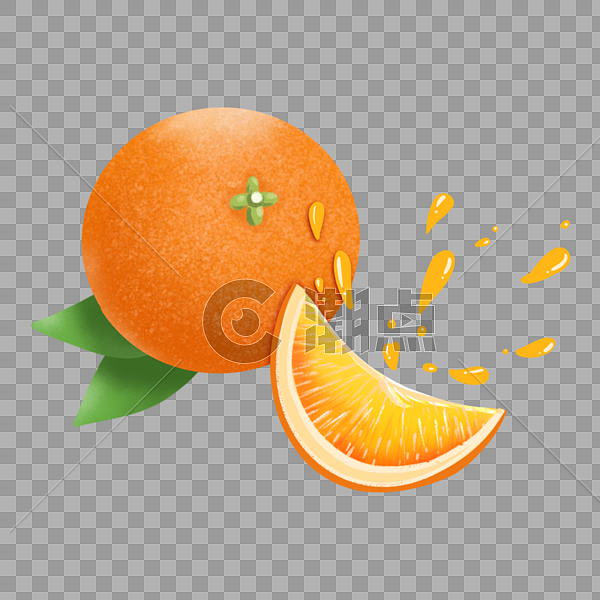 夏季水果橙子图片素材免费下载