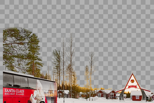 芬兰洛瓦涅米圣诞老人村图片素材免费下载
