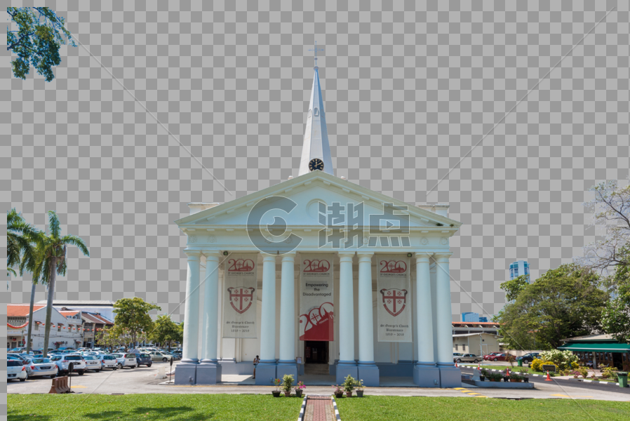 马来西亚槟城教堂图片素材免费下载